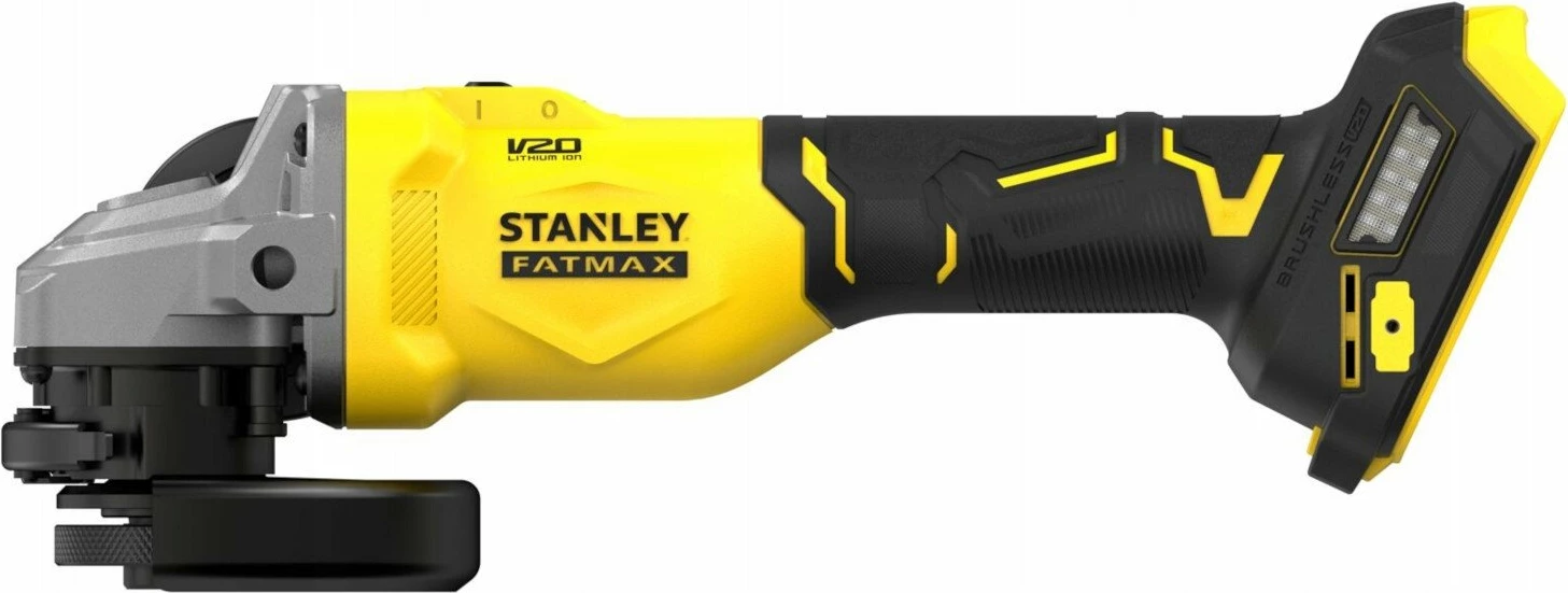 Brus këndor Stanley Fatmax SFMCG710B-XJ 18V 125mm brushless, e zezë/verdhe, pa bateri