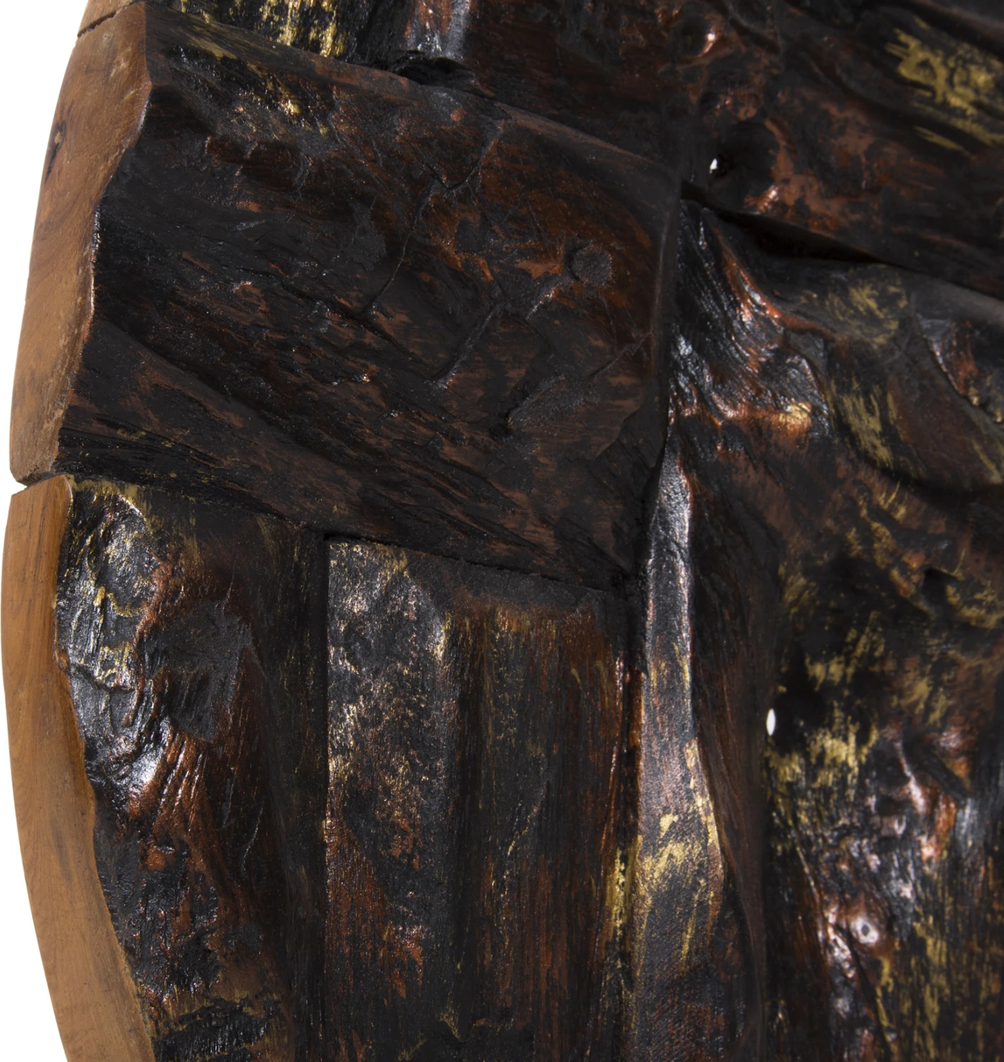 Dekor tavoline FH7718, dru tik, natyral, 50x15x64H