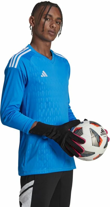 Fanellë për portierë adidas Tiro 23, me mëngë të gjata, blu
