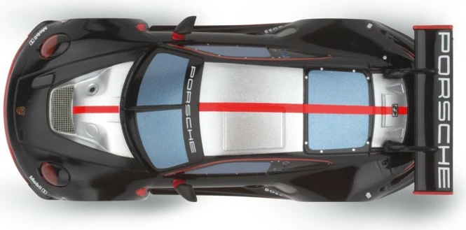 Model Porsche Carrera 911 GT3 R, 8 vjeç, e zezë