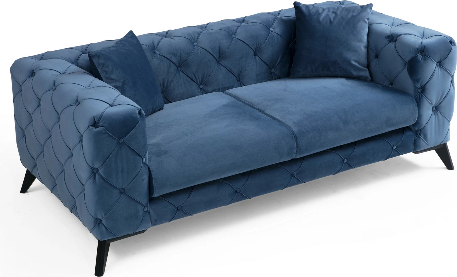 Divan dy ulëshe, ngjyrë kaltër, Como, Atelier del Sofa