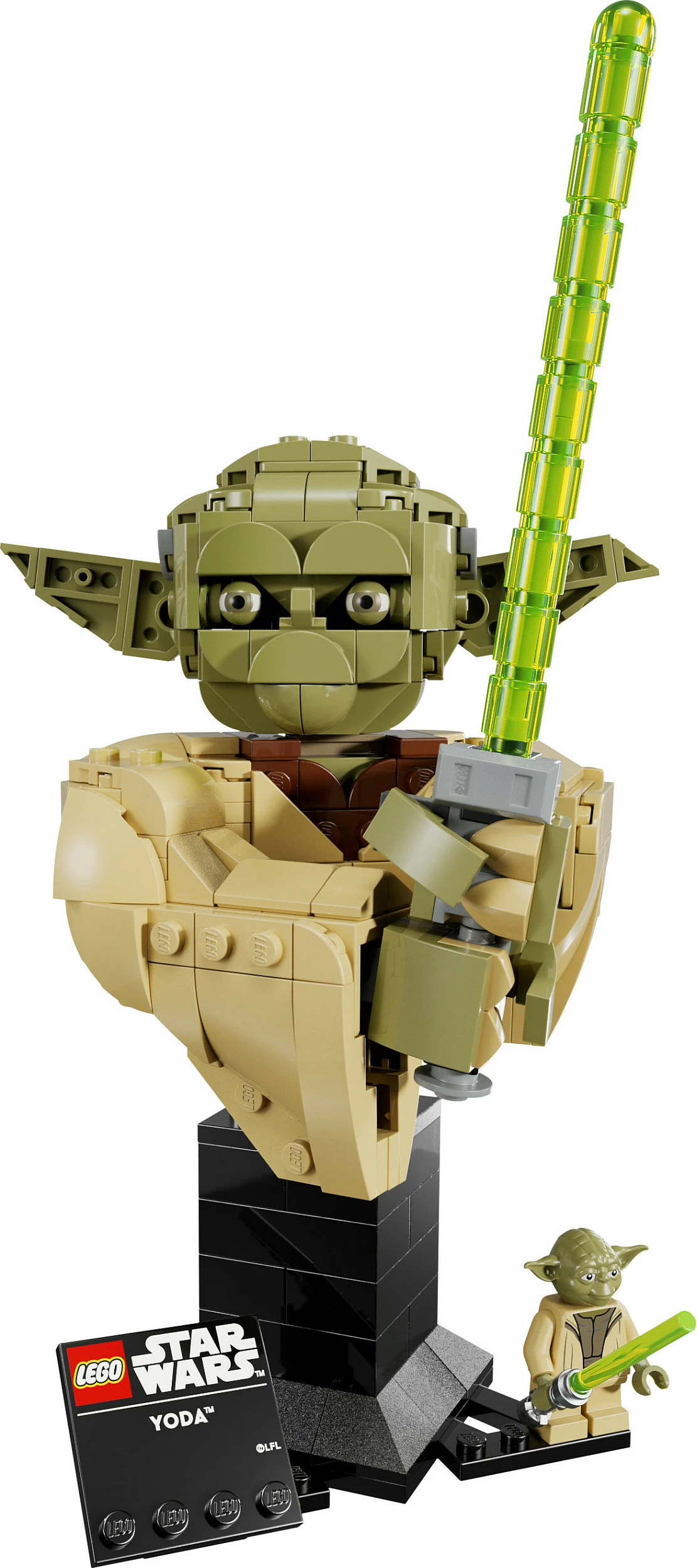 Set ndërtimi LEGO Star Wars 75438 Yoda, 399 pjesë, multikolor