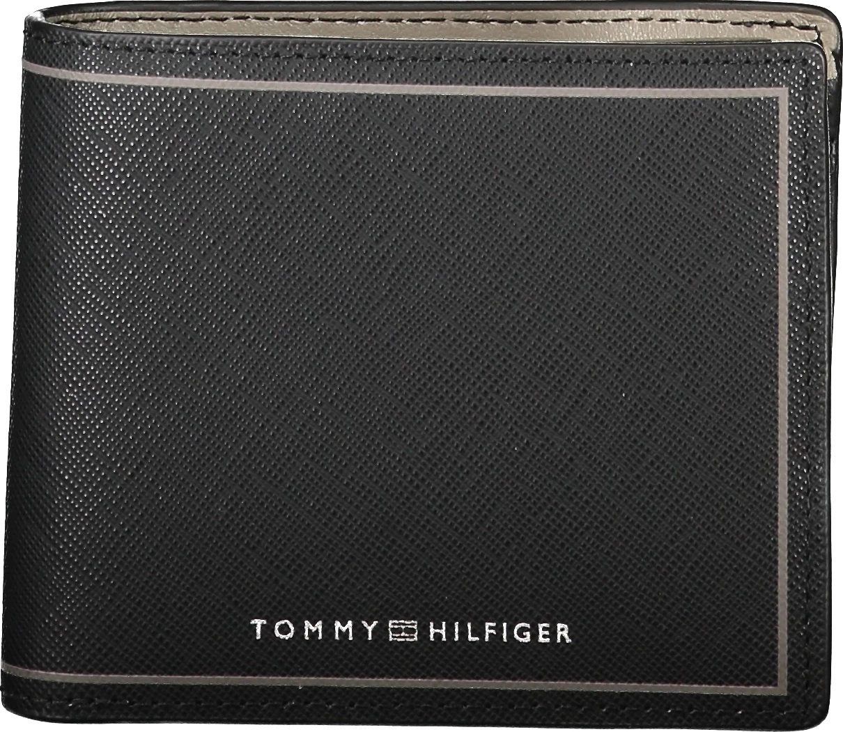 Portofol për meshkuj Tommy Hilfiger, i zi