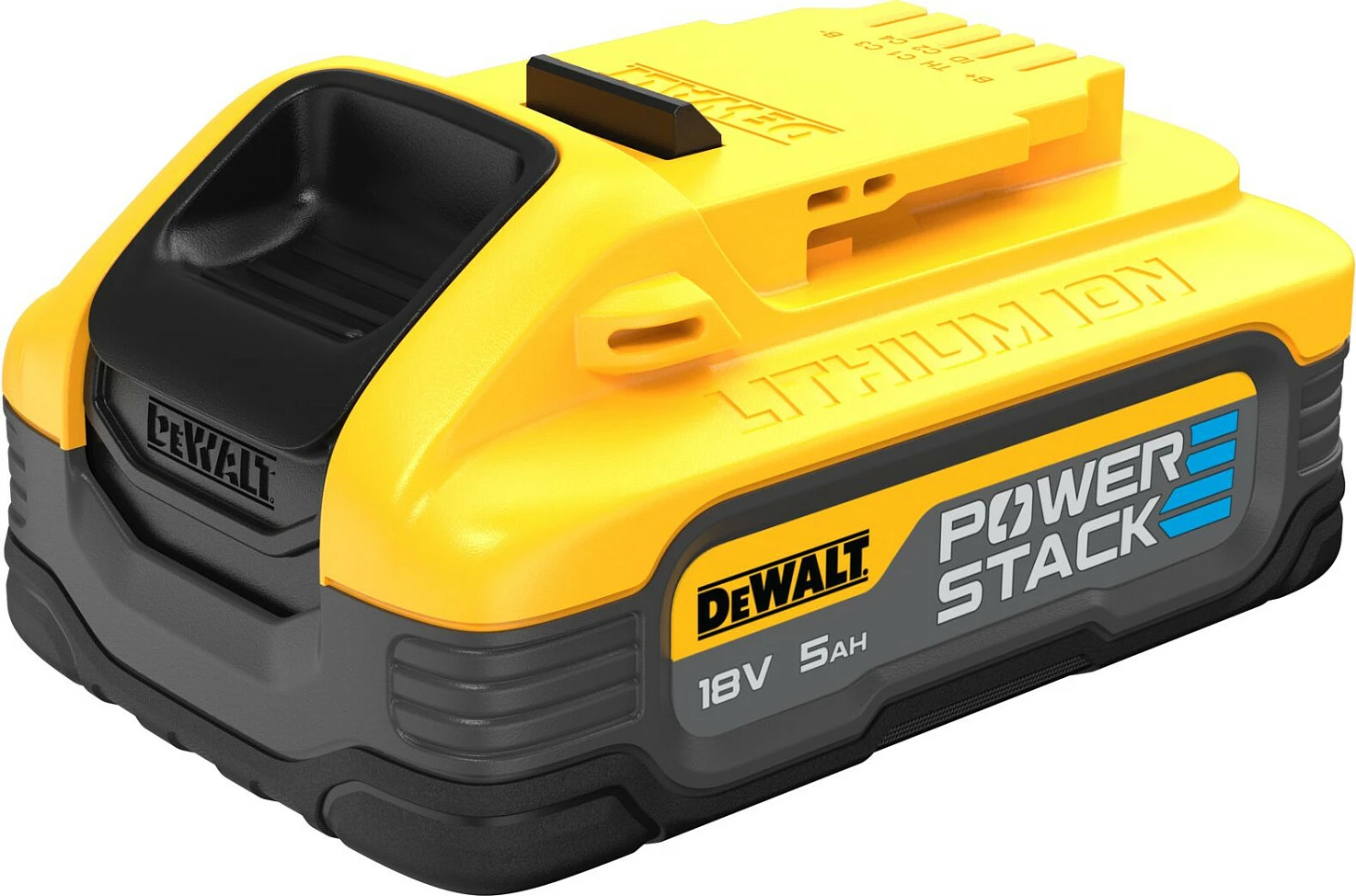 Bateri DeWALT POWERSTACK DCBP518, 18V 5Ah, verdhë/zi
