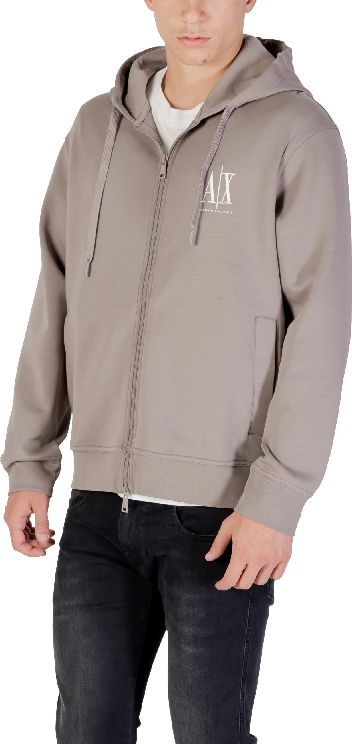 Duks me kapuç për meshkuj Armani Exchange XM000371 AF10818, taupe [Madhësia: L]