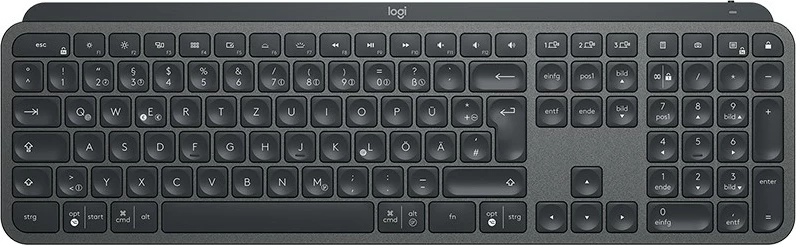Tastierë Logitech MX Keys, wireless, ndriçim, full-size, grafit