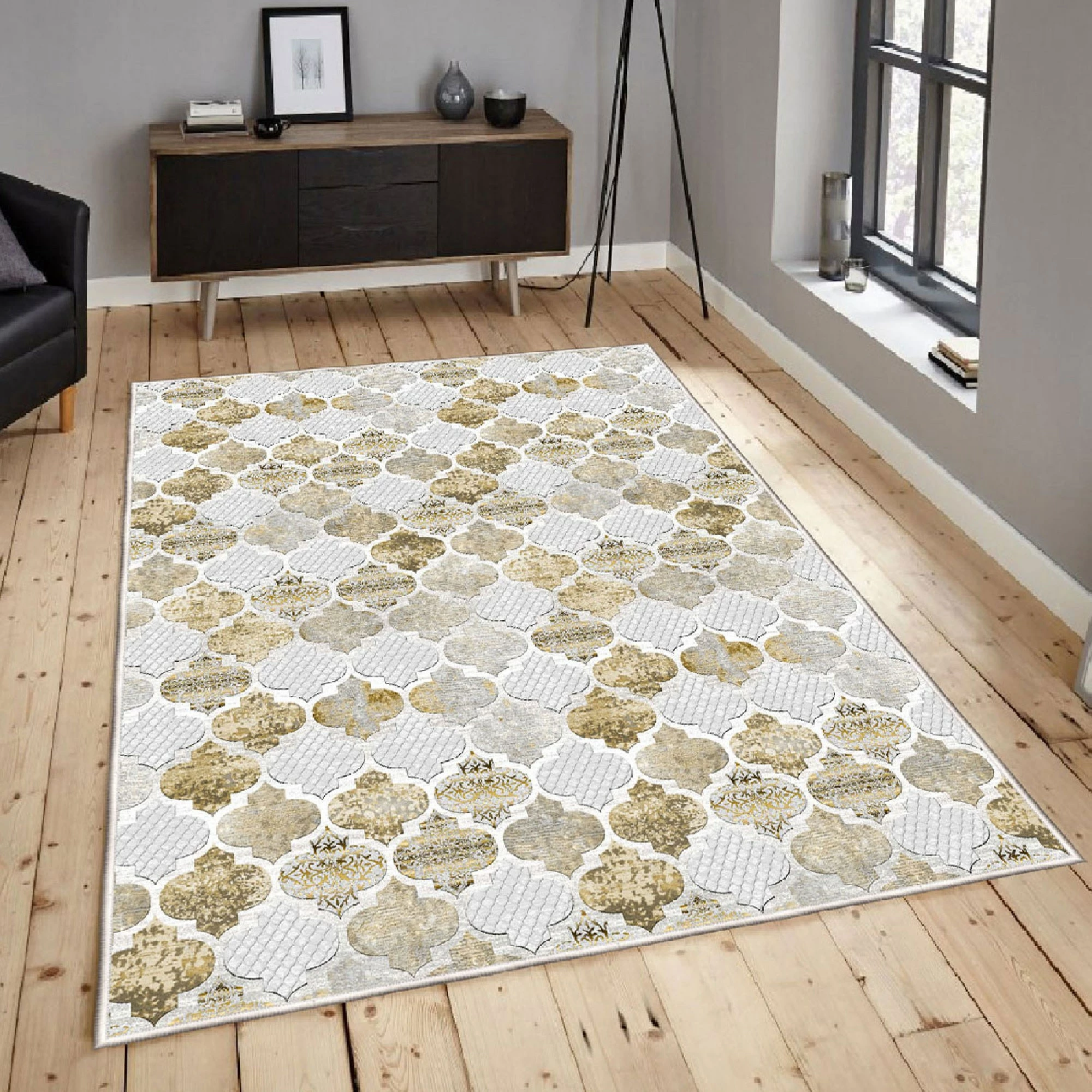 Qilim Velvet Conceptum Hypnose, shumëngjyrësh, 80x120cm, Els2389