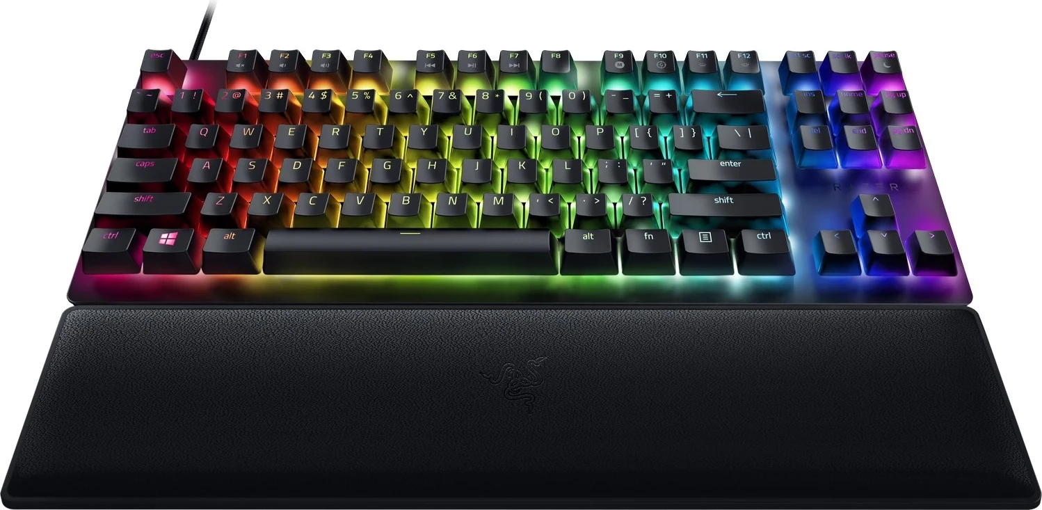 Tastierë Razer Huntsman V2 Tenkeyless, Razer Optical Red, US, e zezë