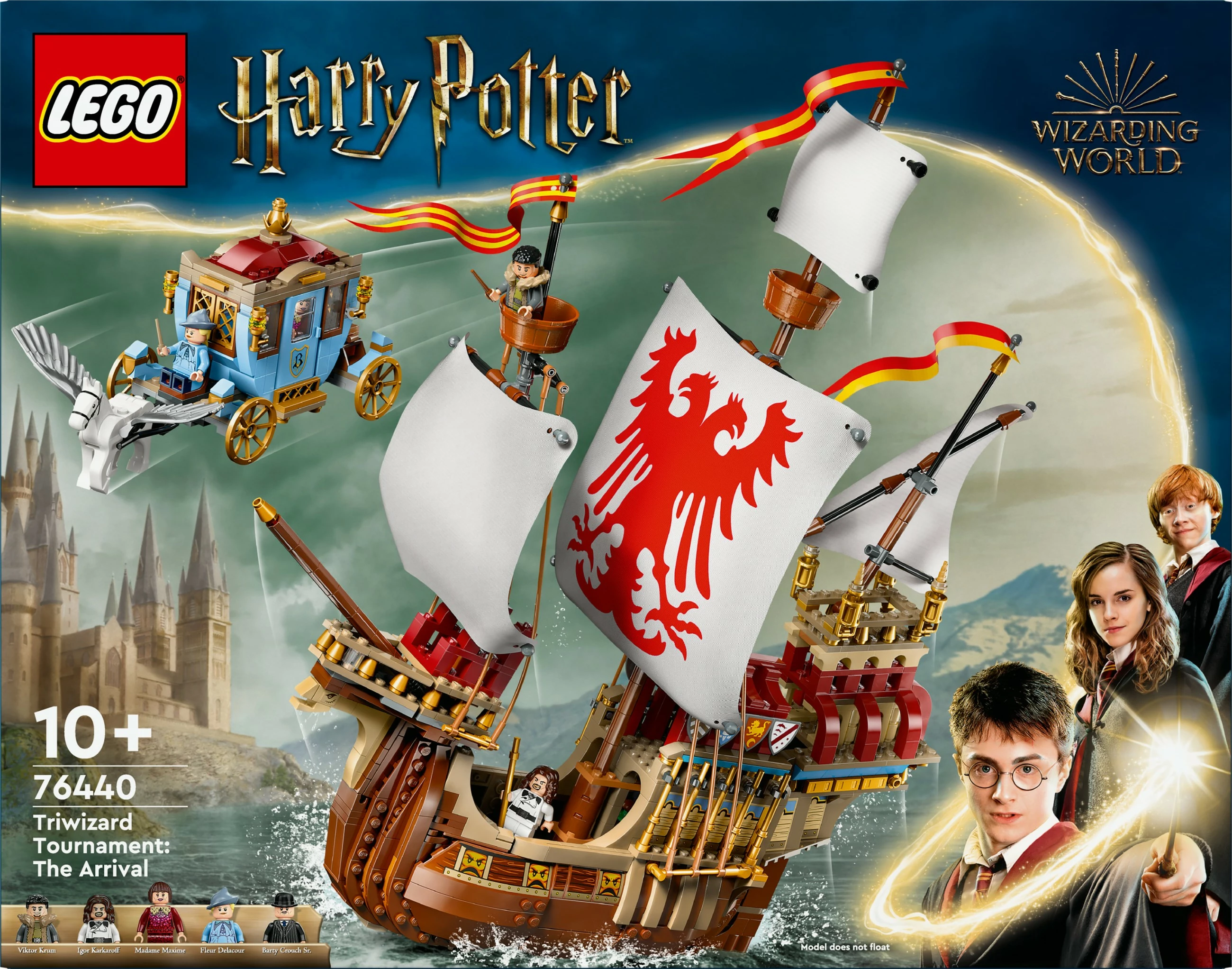 Set ndërtimi LEGO Harry Potter Triwizard Tournament: The Arrival, 1229 pjesë, multikolor