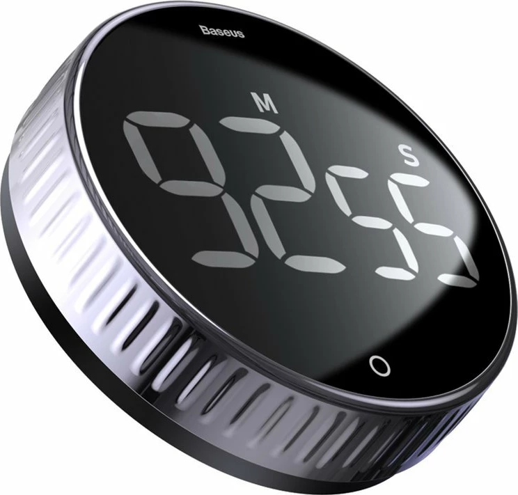 Timer elektronik Baseus Heyo ACDJS-01, me ekran digjital, i zi