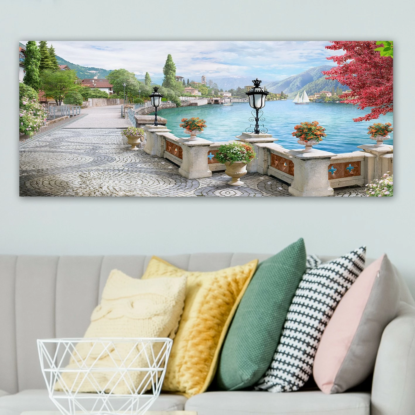 Pikturë dekorative në kanavacë, shumëngjyrëshe, Wallity YTY1467158057_50120, 50x120cm