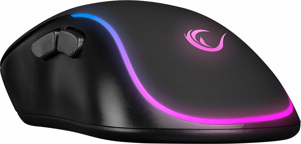 Maus gaming Rampage X-JAMMER SMX-R47 12800 DPI RGB 7 butona me kabllo USB, i zi