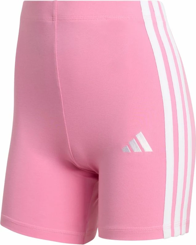 Shorce biker për femra adidas Essentials 3-Stripes High Waisted, rozë [Madhësia: L]