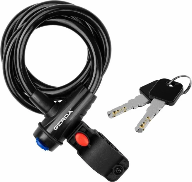 Kyç për biçikletë Gerda, i zi