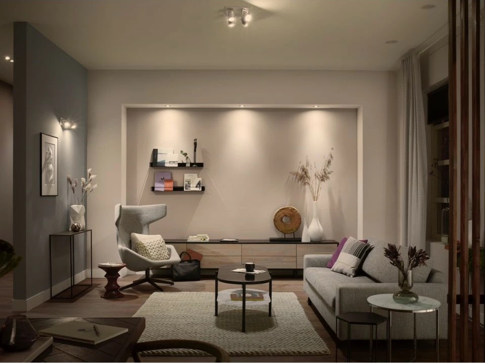 Dritë e mençur Philips Hue GU10, LED, Bluetooth/Zigbee, e bardhë