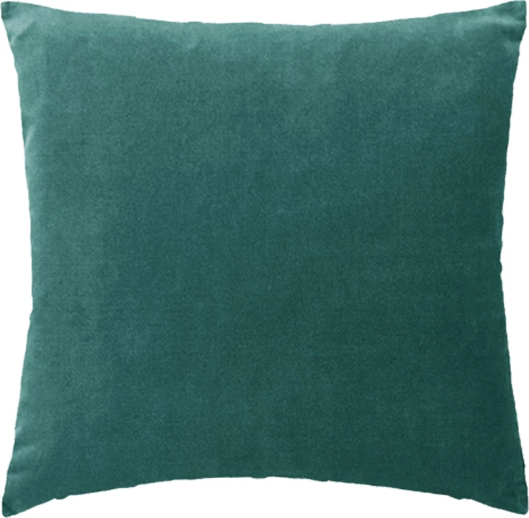 Jastëk dekorativ Seri, kadife, ngjyrë smeraldi, 45x45cm