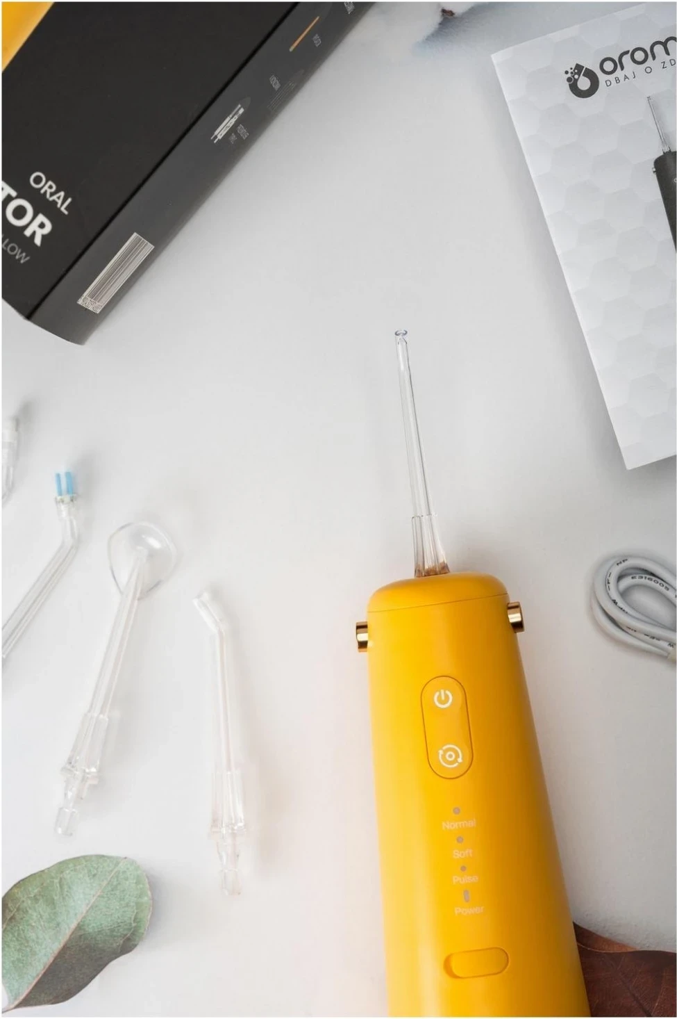 Irigator dhëmbësh Oromed Gold-X-Dent, i verdhë