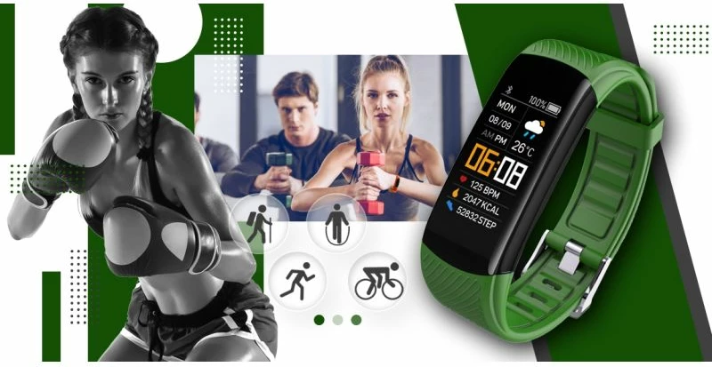 Smartwatch Giewont, e gjelbërt