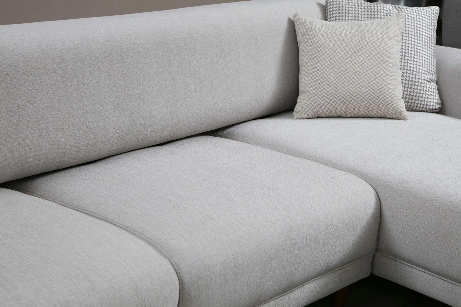 Kënd divan-krevat Atelier del Sofa, kënd i djathtë, bezhë