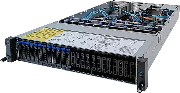 Server rack Gigabyte R282-Z97, Socket SP3, 2U, DDR4 deri 256GB, 12x 3.5" hot-swap, Dual PSU
