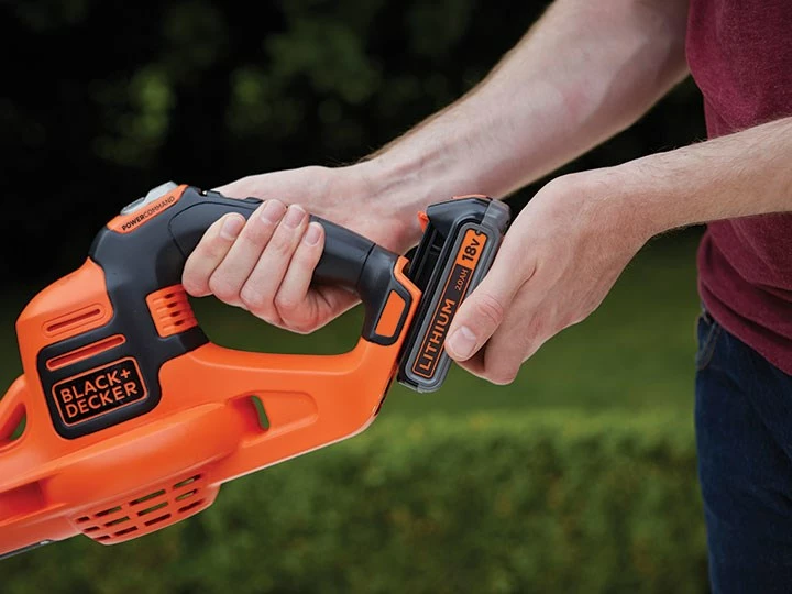 Fshesë me ajër pa kabllo BLACK+DECKER GWC1820PC-QW, 18 V, 209 km/h, portokalli/zezë
