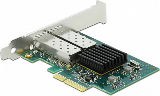 Kartë rrjeti DeLOCK PCIe x4, 2x SFP Gigabit LAN i82576, 1 Gbit/s
