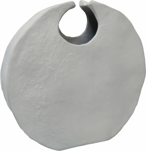 Vazo GRANTAS, alumin, e bardhë, 32x7x31 cm