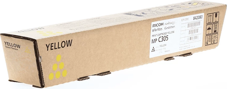 Toner Ricoh MP C305 842080 4000 faqe verdhë