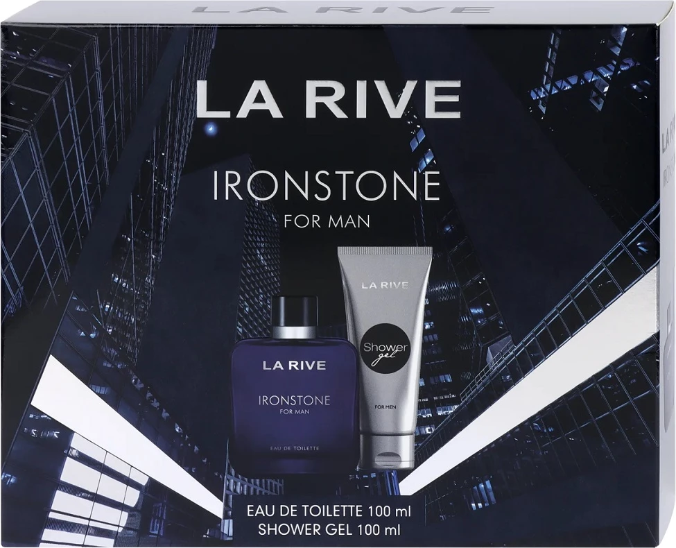 Set Eau de Toilette dhe xhel dushi La Rive Ironstone për meshkuj 100ml + 100ml