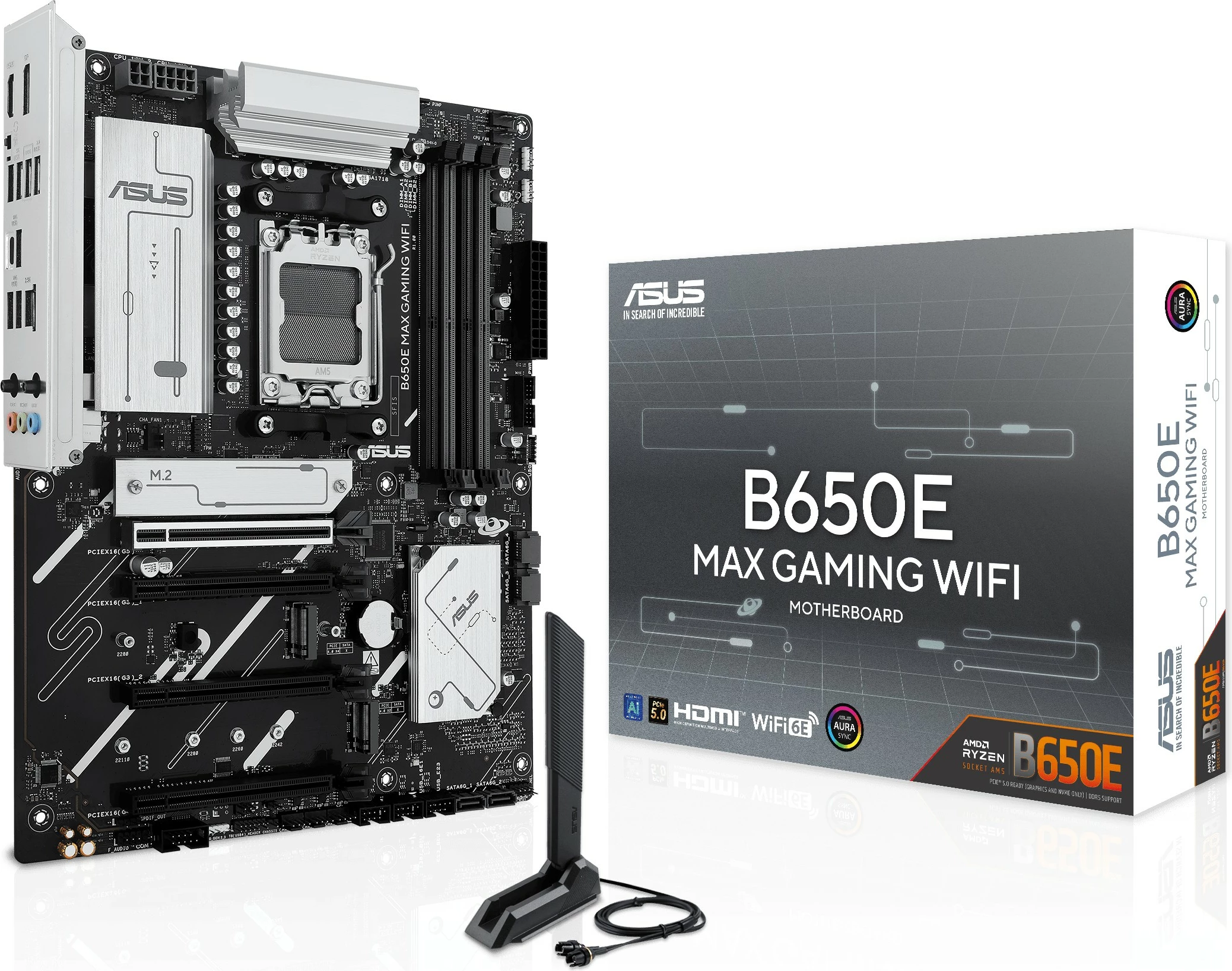 Pllakë amë ASUS B650E MAX GAMING WIFI, Socket AM5, DDR5, 256 GB, e zezë