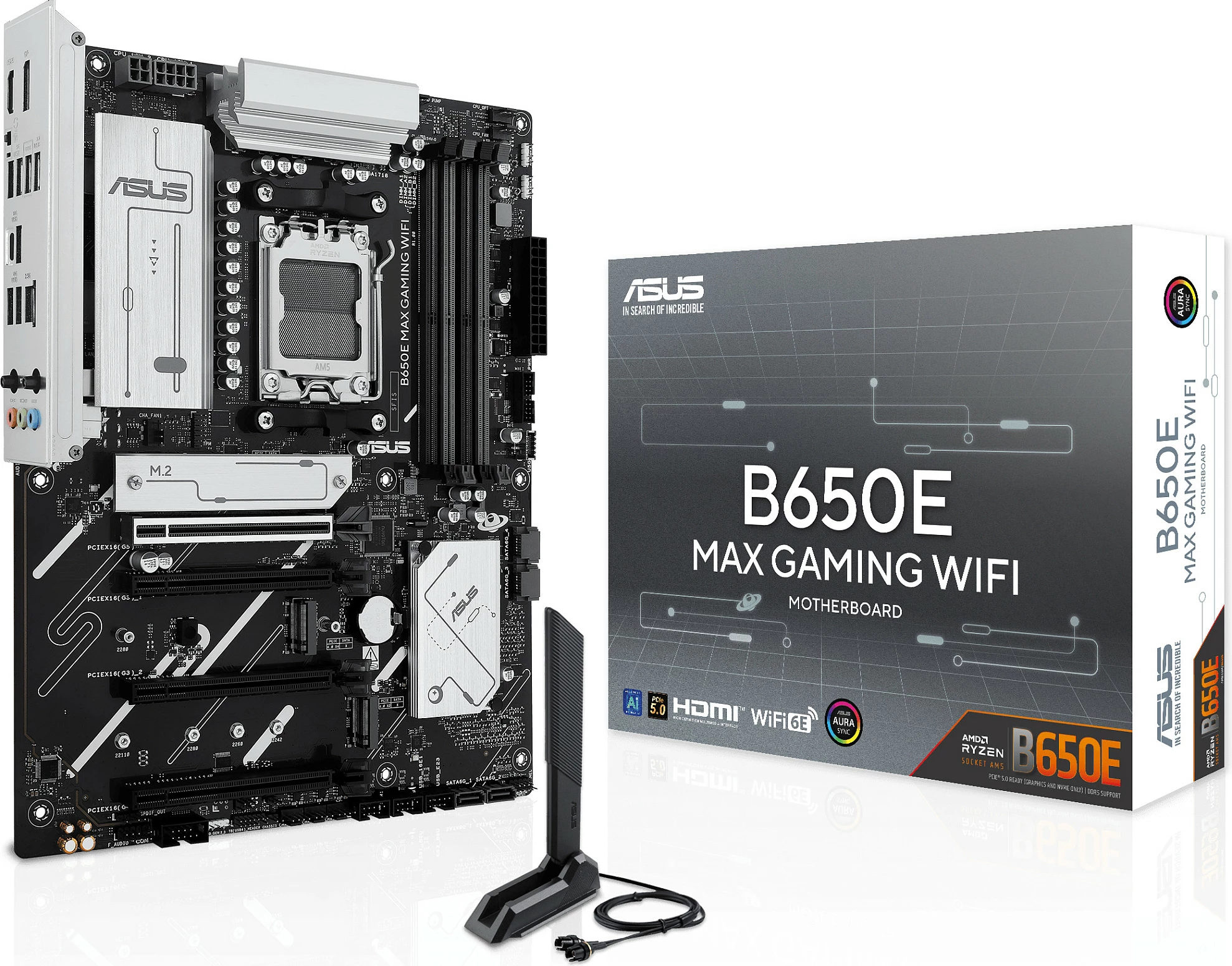 Pllakë amë ASUS B650E MAX GAMING WIFI, Socket AM5, DDR5, 256 GB, e zezë