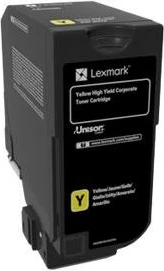 Toner, Lexmark, 84C2HYE, rendiment i lartë, i verdhë
