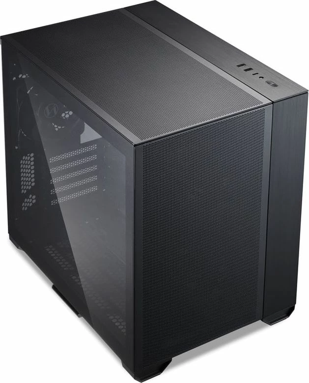 Kasë Lian Li O11 Air Mini Midi Tower, E-ATX/ATX/Micro-ATX/Mini-ITX, tempered glass, USB-C, e zezë