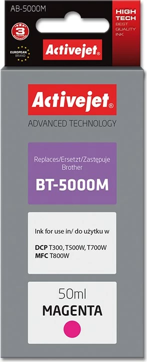 Ngjyrë zëvendësuese Activejet AB-5000M për printer Brother, 50ml, e vjollcë