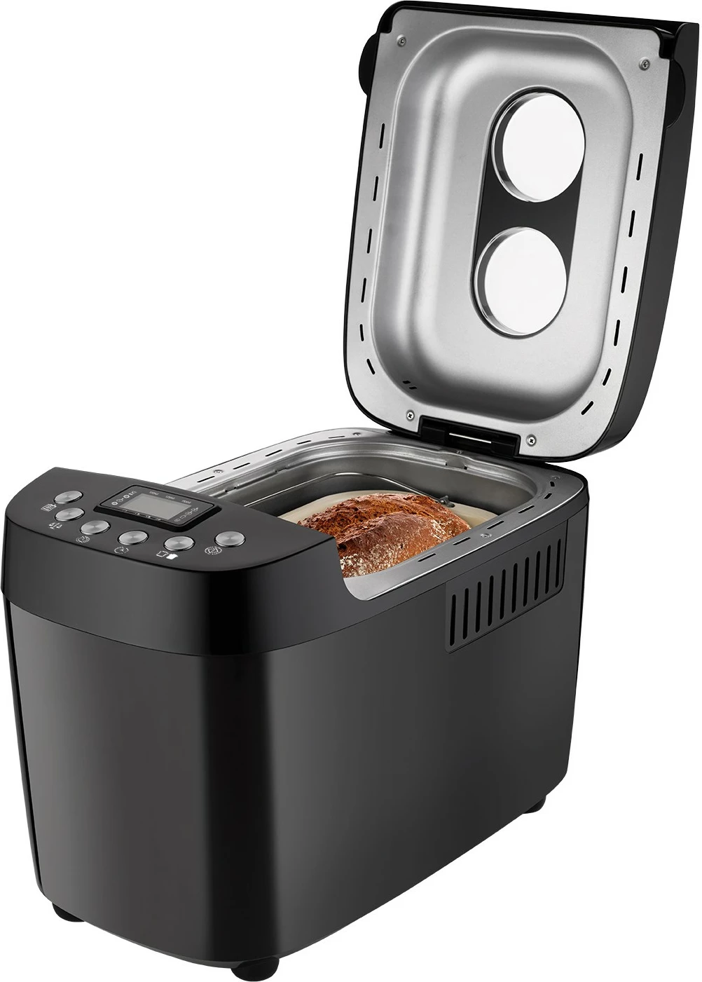 Makineri buke UNOLD Backmeister Big, 1.5 kg, 15 programe, funksion ngrohjeje, dritare shikimi, kontroll i thekrimit, 850 W, e zezë