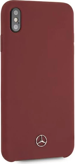 Mbështjellës Mercedes MEHCI65SILRE për iPhone XS Max, silikon, i kuq