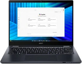Laptop 2-në-1 Acer TravelMate P4 Spin TMP414RN-55, Intel Core 5 225U, 16GB RAM, 512GB SSD, 14" Touch, Windows 11 Pro, Slate Blue
