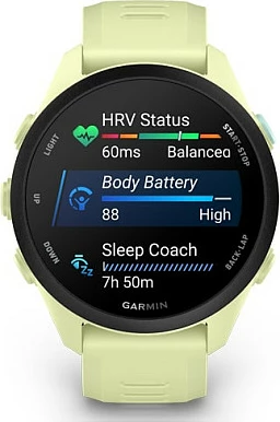 Smartwatch Garmin Forerunner 70, AMOLED 1.2", GPS, rrip silikoni, Lime