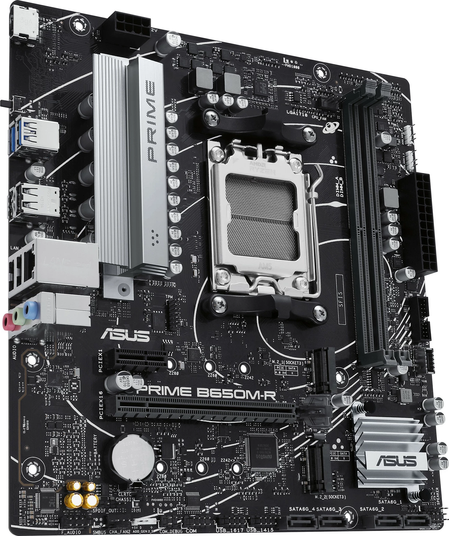Pllakë amë ASUS PRIME B650M-R, Socket AM5, DDR5, 96 GB