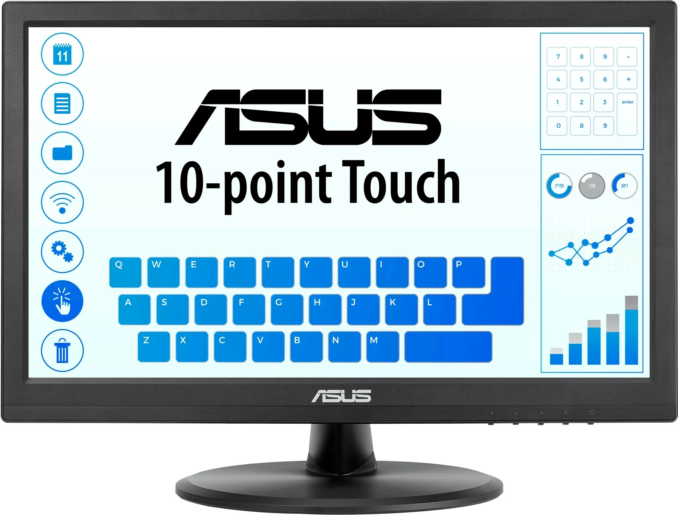 Monitor ASUS VT168HR, 15.6", LED, Touchscreen, i zi