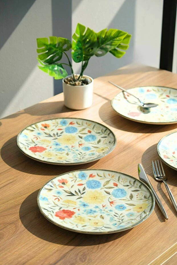 Set pjatash për ëmbëlsira (4 copë), Hermia Concept, TVL4PTPRS1212