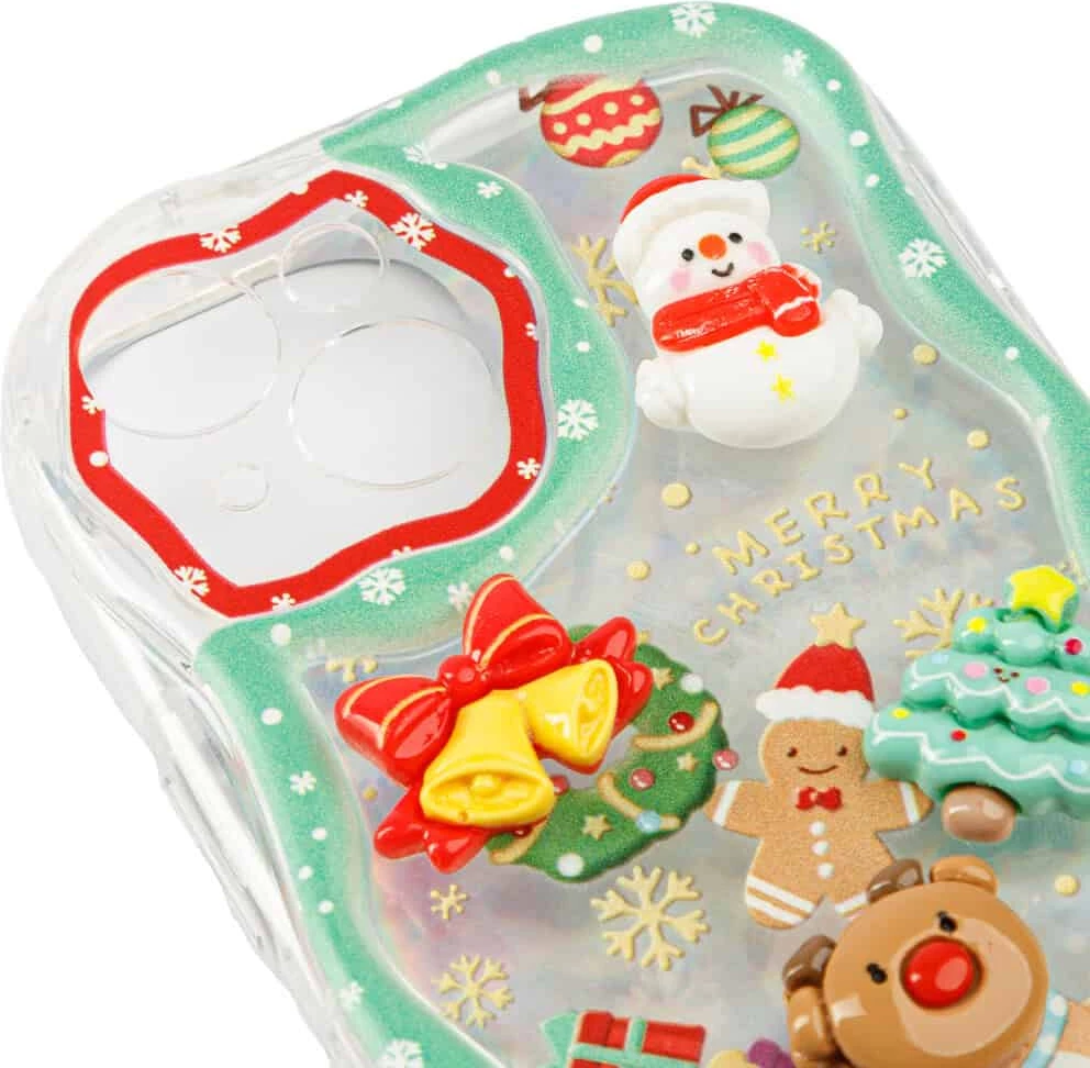 Fotroll për telefon TECH TIME Christmas Edition Green (IP15PRO)