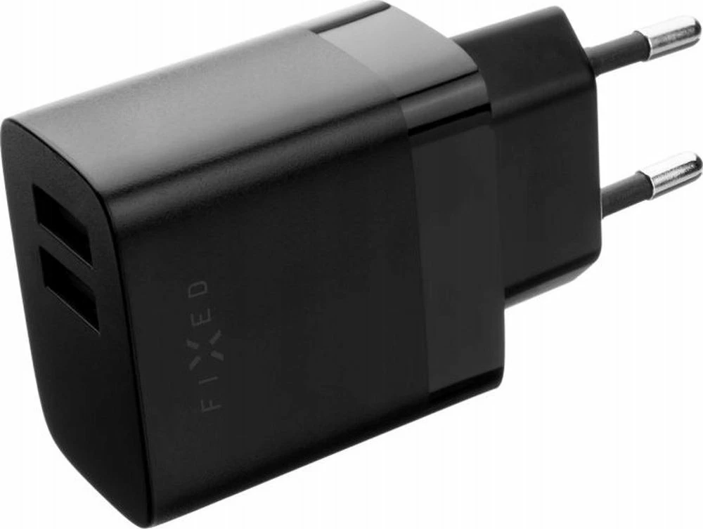 Karikues udhëtimi Fixed FIXC17N-2U-BK 17W 2x USB-A, i zi