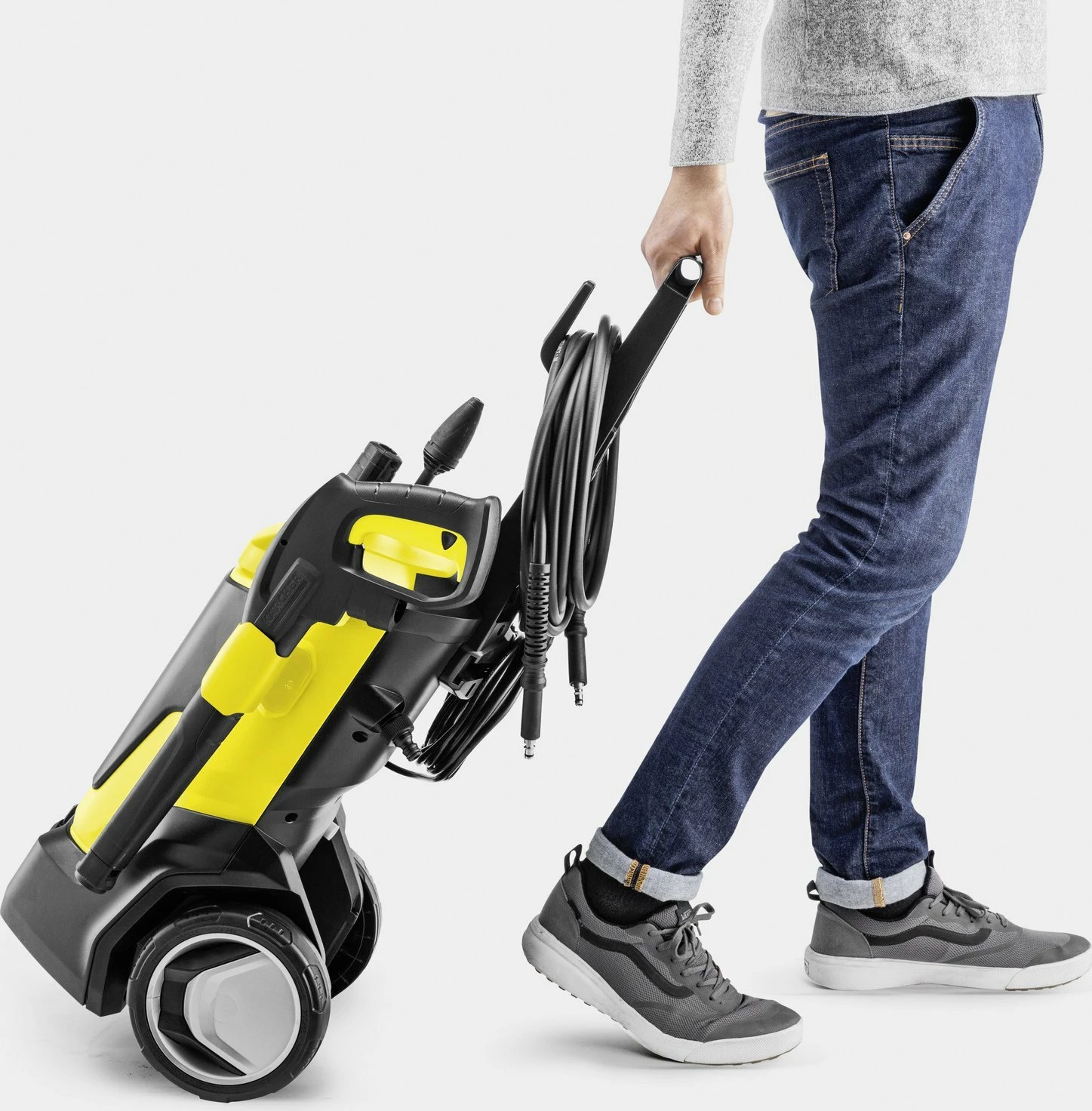 Pastrues me presion Karcher K 7 WCM FJ Home BB (1.317-403.0) 180 bar 3 kW 600 l/h zorrë 10 m, verdhë/zi, set Home