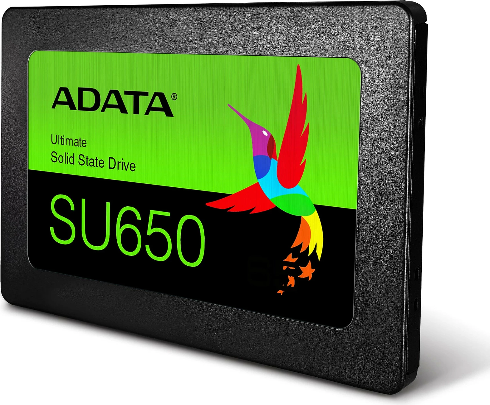 SSD i brendshëm ADATA SU650, 1TB, 2.5" SATA III, 520/450MB/s, i zi/jeshil