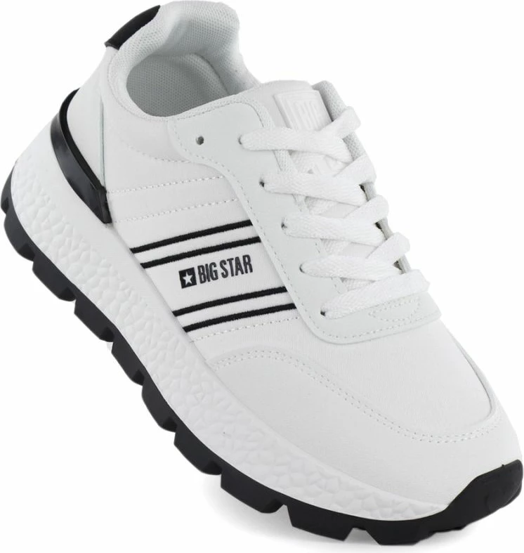 Atlete platforme femra Big Star TT274882, të bardha