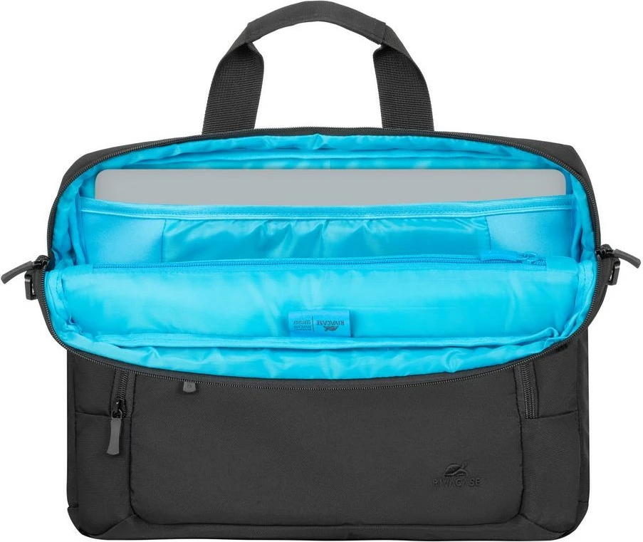 Mbështjellës laptopi RIVACASE Alpendorf 7521, 13.3-14 inç, i zi