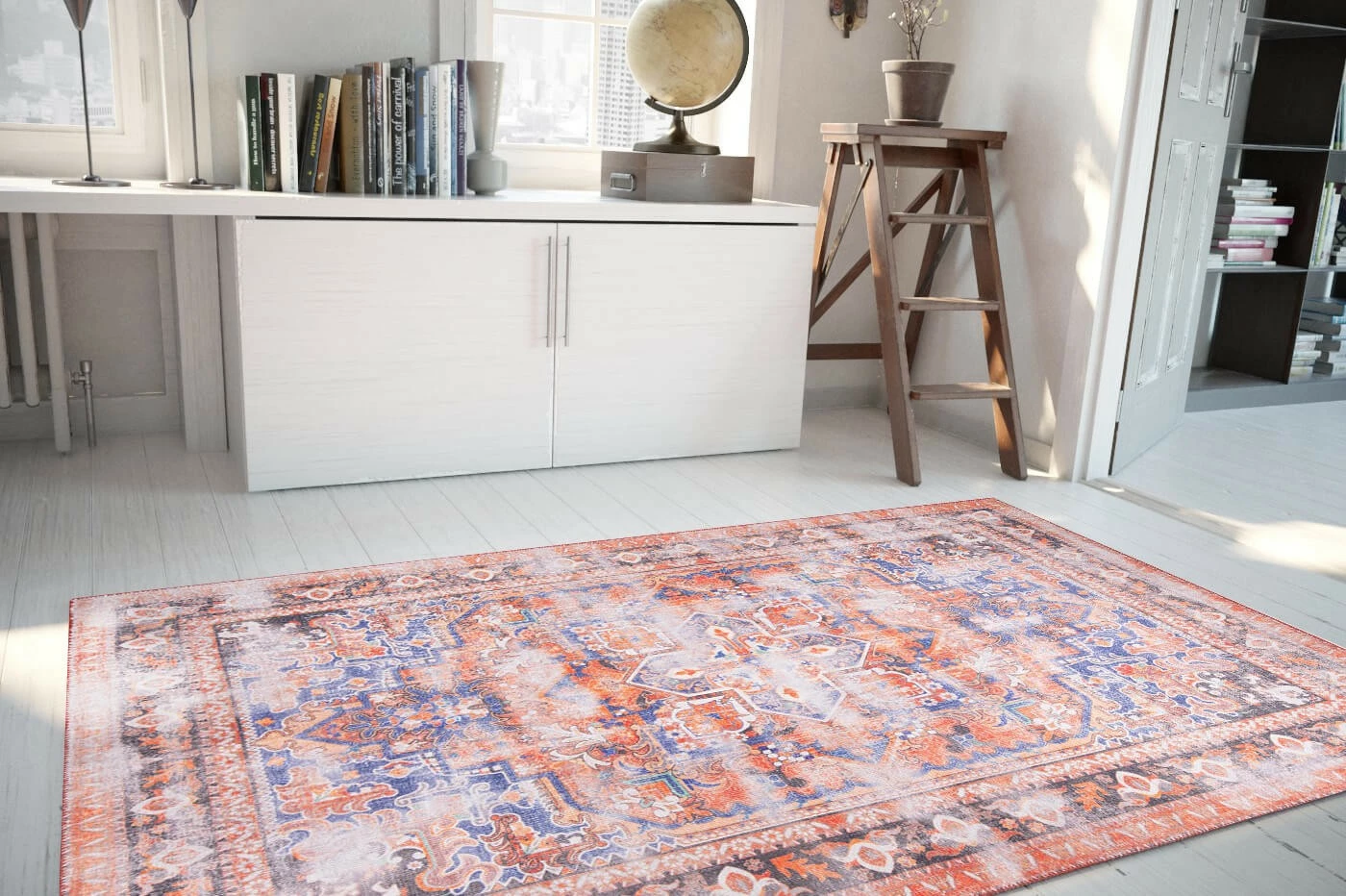 Qilim (210 x 310) Conceptum Hypnose, Blues Chenille AL 272