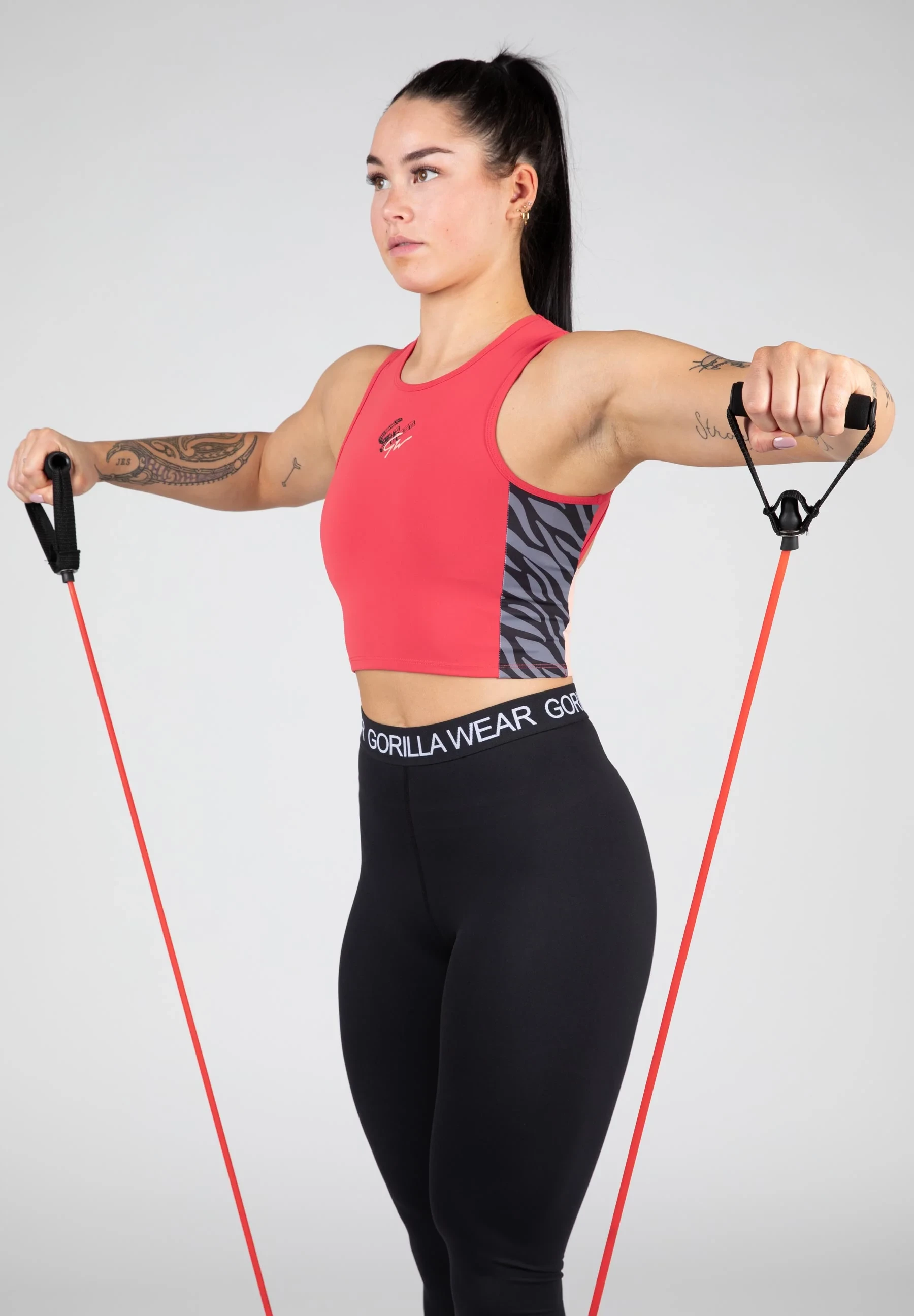 Zion Crop Top - Red [Madhësia: XS]