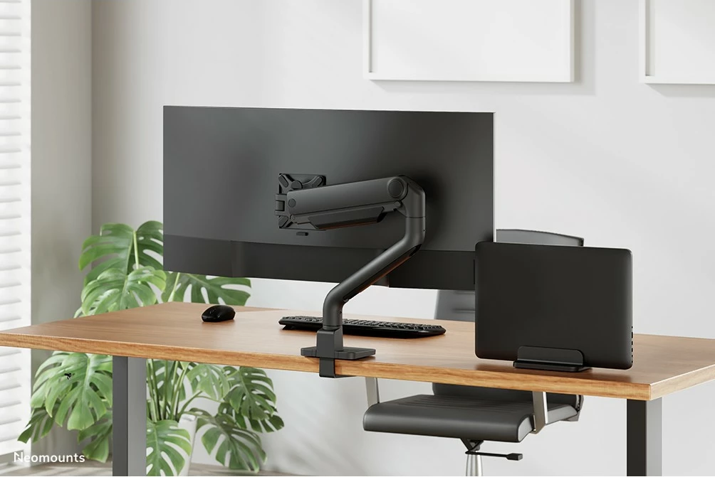 Mbajtës laptopi Neomounts NSLS300BLACK, alumini, 11-17 inç, i zi